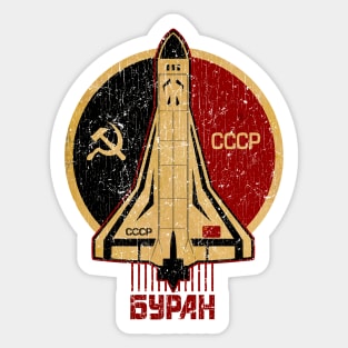 CCCP Soviet Shuttle Emblem Sticker